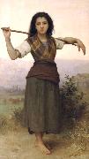 William-Adolphe Bouguereau The Shepherdess France oil painting artist